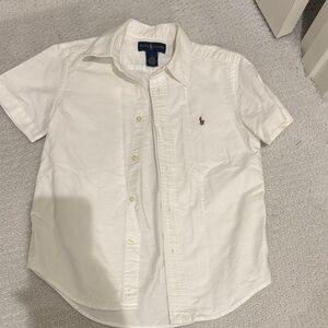 Polo by Ralph Lauren Men's Classic White Button Down Shirt